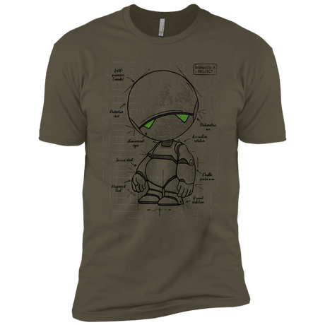 T-Shirts Military Green / X-Small Marvin's Plan Men's Premium T-Shirt