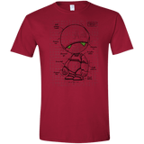 T-Shirts Cardinal Red / S Marvin's Plan Men's Semi-Fitted Softstyle