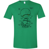 T-Shirts Heather Irish Green / S Marvin's Plan Men's Semi-Fitted Softstyle