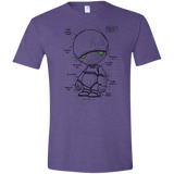 T-Shirts Heather Purple / S Marvin's Plan Men's Semi-Fitted Softstyle