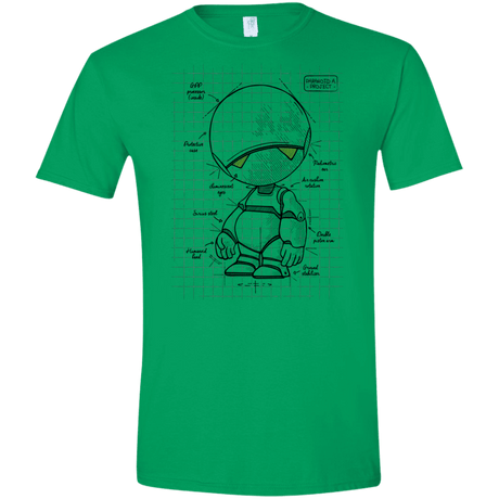 T-Shirts Irish Green / S Marvin's Plan Men's Semi-Fitted Softstyle