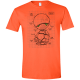 T-Shirts Orange / S Marvin's Plan Men's Semi-Fitted Softstyle