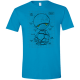 T-Shirts Sapphire / S Marvin's Plan Men's Semi-Fitted Softstyle