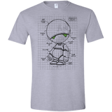 T-Shirts Sport Grey / X-Small Marvin's Plan Men's Semi-Fitted Softstyle