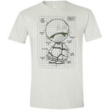 T-Shirts White / X-Small Marvin's Plan Men's Semi-Fitted Softstyle