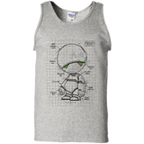 T-Shirts Ash / S Marvin's Plan Men's Tank Top