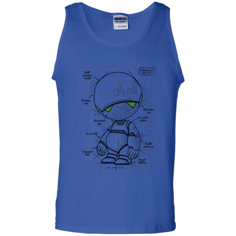 T-Shirts Royal / S Marvin's Plan Men's Tank Top