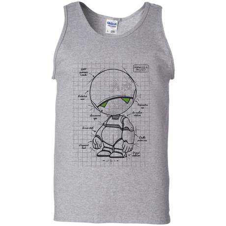 T-Shirts Sport Grey / S Marvin's Plan Men's Tank Top