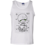 T-Shirts White / S Marvin's Plan Men's Tank Top