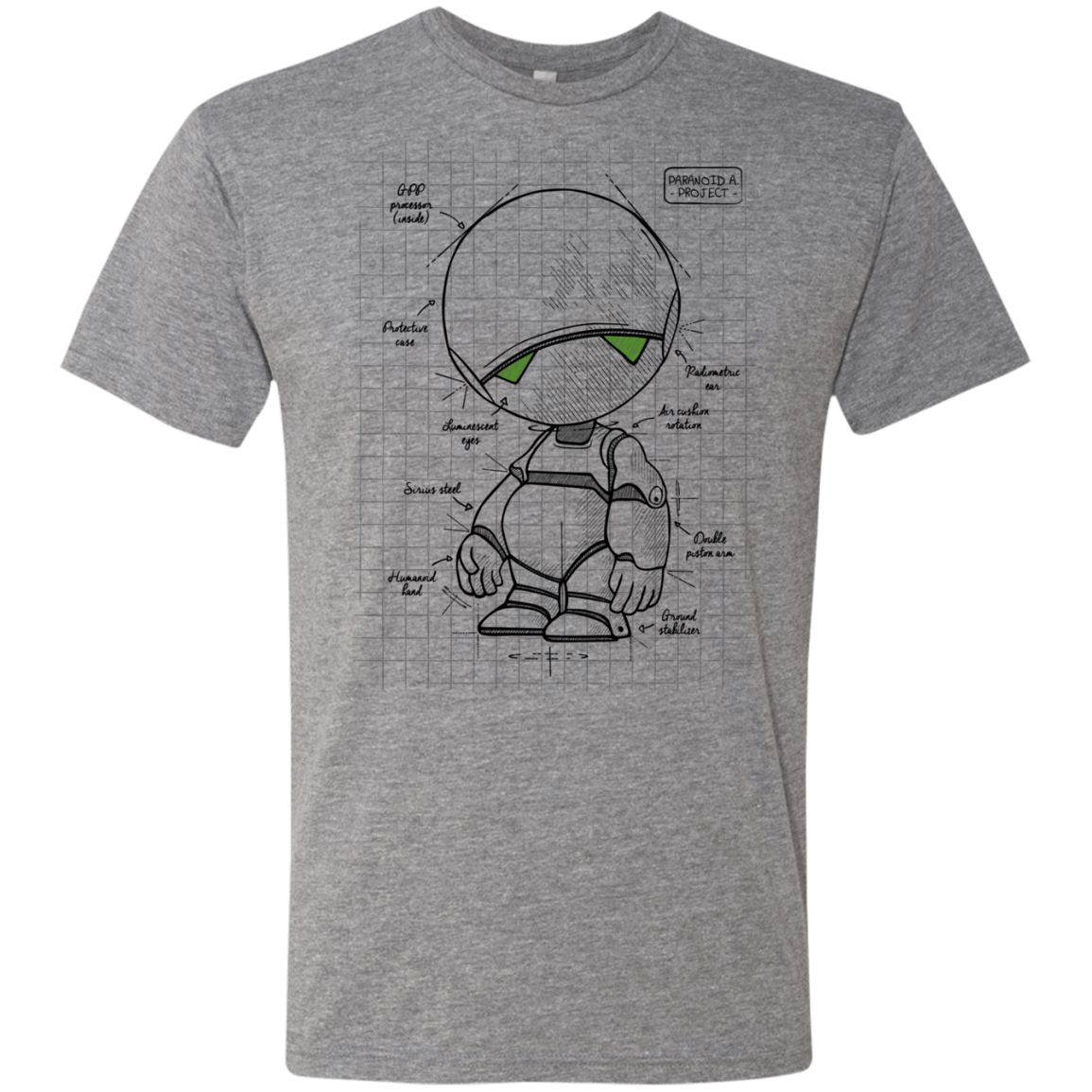 T-Shirts Premium Heather / S Marvin's Plan Men's Triblend T-Shirt