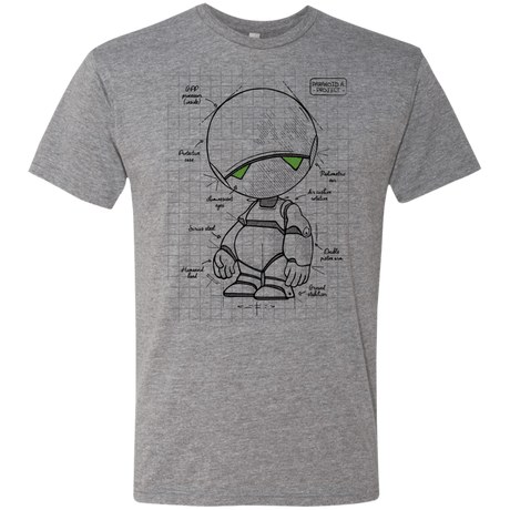 T-Shirts Premium Heather / S Marvin's Plan Men's Triblend T-Shirt