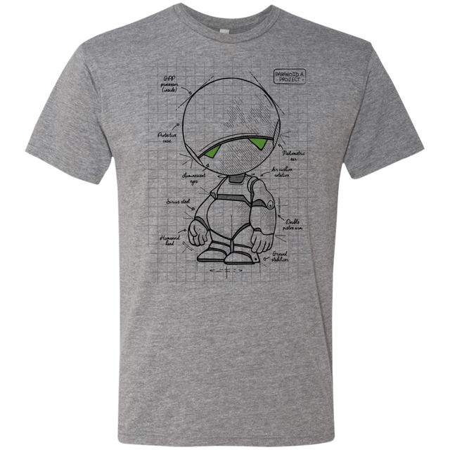 T-Shirts Premium Heather / S Marvin's Plan Men's Triblend T-Shirt