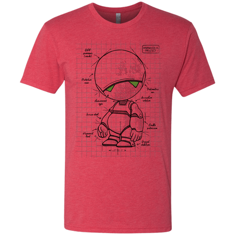 T-Shirts Vintage Red / S Marvin's Plan Men's Triblend T-Shirt