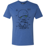 T-Shirts Vintage Royal / S Marvin's Plan Men's Triblend T-Shirt