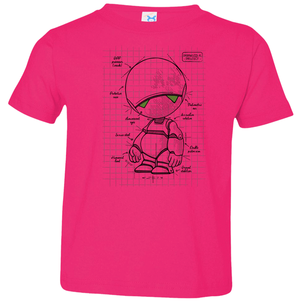 T-Shirts Hot Pink / 2T Marvin's Plan Toddler Premium T-Shirt