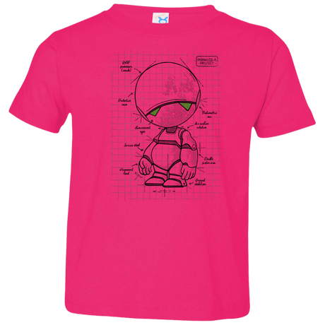 T-Shirts Hot Pink / 2T Marvin's Plan Toddler Premium T-Shirt