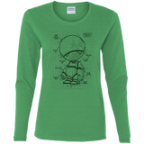 T-Shirts Irish Green / S Marvin's Plan Women's Long Sleeve T-Shirt