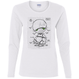 T-Shirts White / S Marvin's Plan Women's Long Sleeve T-Shirt