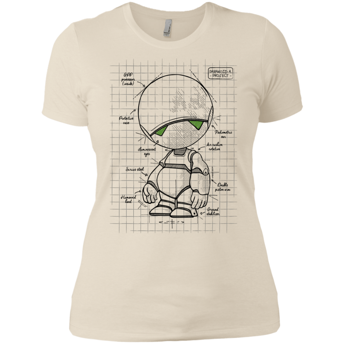 T-Shirts Ivory/ / X-Small Marvin's Plan Women's Premium T-Shirt