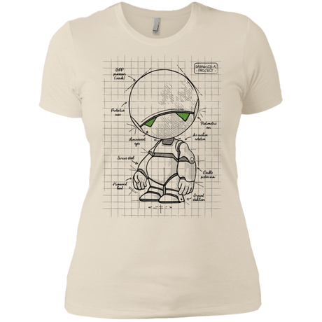 T-Shirts Ivory/ / X-Small Marvin's Plan Women's Premium T-Shirt