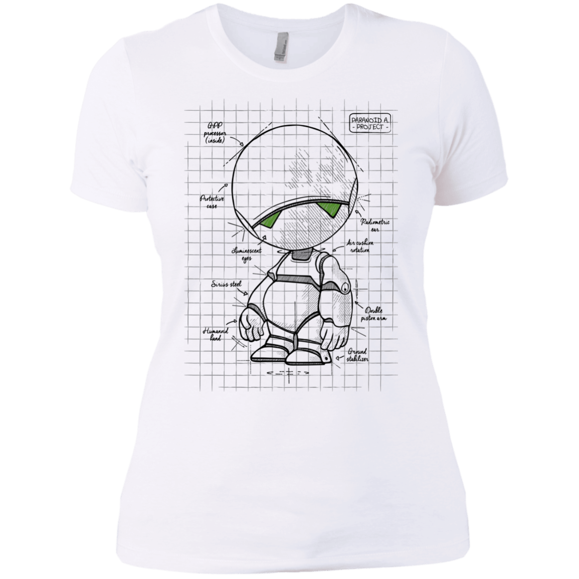 T-Shirts White / X-Small Marvin's Plan Women's Premium T-Shirt