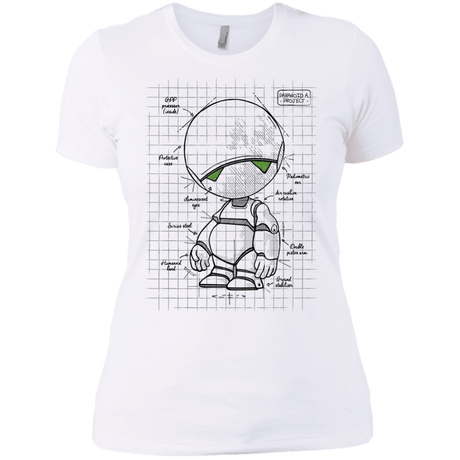 T-Shirts White / X-Small Marvin's Plan Women's Premium T-Shirt