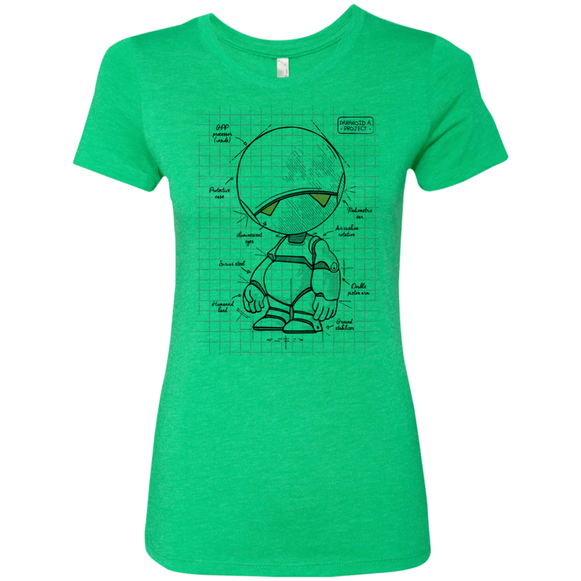 T-Shirts Envy / S Marvin's Plan Women's Triblend T-Shirt