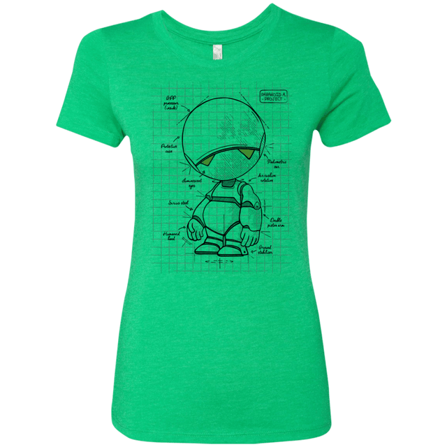 T-Shirts Envy / S Marvin's Plan Women's Triblend T-Shirt