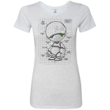 T-Shirts Heather White / S Marvin's Plan Women's Triblend T-Shirt