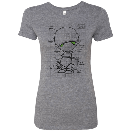 T-Shirts Premium Heather / S Marvin's Plan Women's Triblend T-Shirt