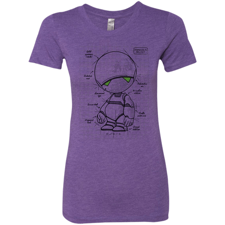 T-Shirts Purple Rush / S Marvin's Plan Women's Triblend T-Shirt