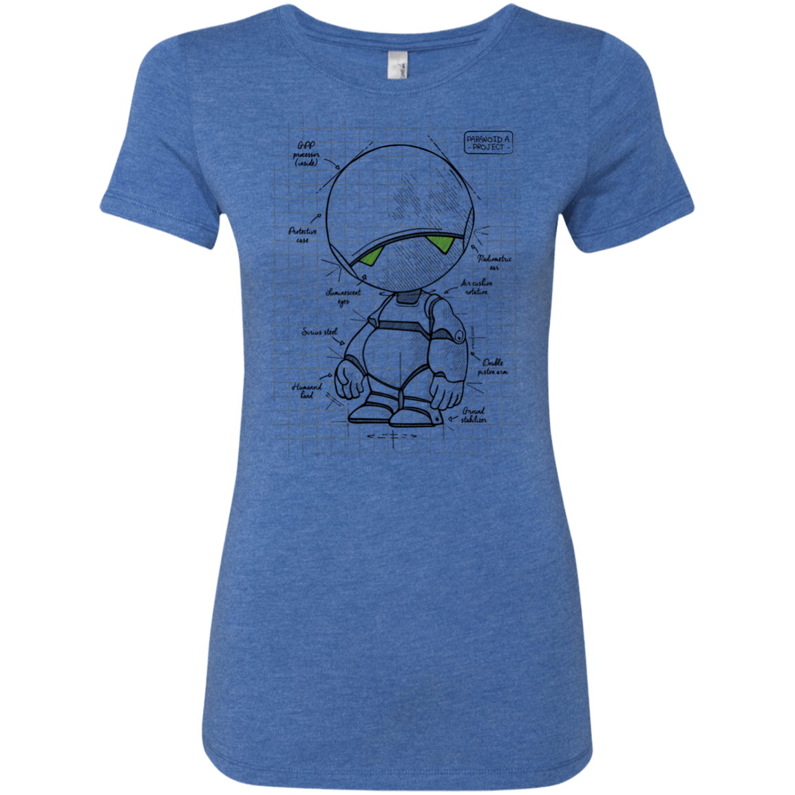 T-Shirts Vintage Royal / S Marvin's Plan Women's Triblend T-Shirt