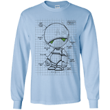 T-Shirts Light Blue / YS Marvin's Plan Youth Long Sleeve T-Shirt