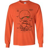 T-Shirts Orange / YS Marvin's Plan Youth Long Sleeve T-Shirt