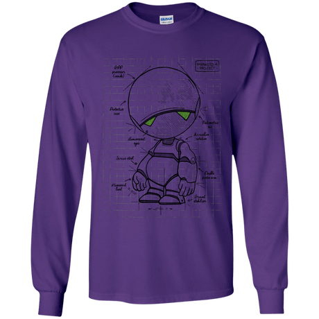 T-Shirts Purple / YS Marvin's Plan Youth Long Sleeve T-Shirt