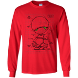 T-Shirts Red / YS Marvin's Plan Youth Long Sleeve T-Shirt