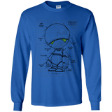 T-Shirts Royal / YS Marvin's Plan Youth Long Sleeve T-Shirt