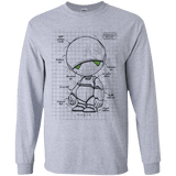 T-Shirts Sport Grey / YS Marvin's Plan Youth Long Sleeve T-Shirt