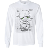 T-Shirts White / YS Marvin's Plan Youth Long Sleeve T-Shirt