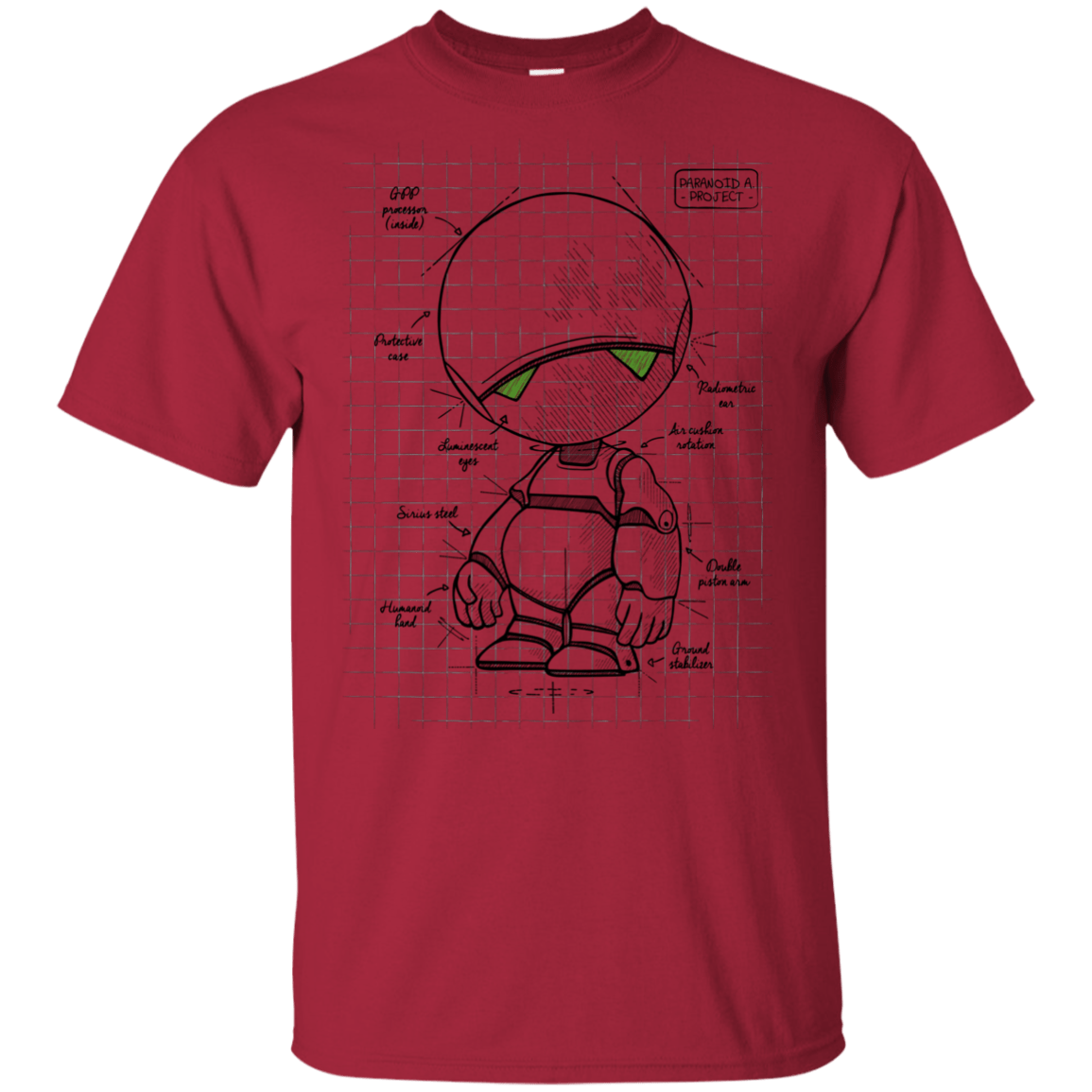 T-Shirts Cardinal / YXS Marvin's Plan Youth T-Shirt