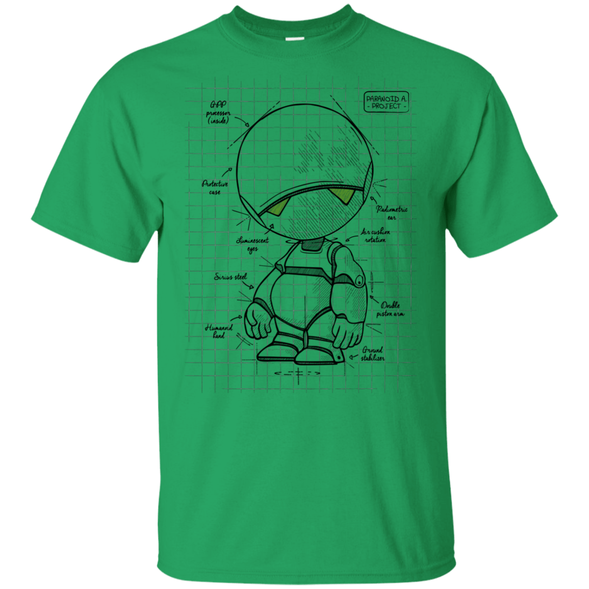 T-Shirts Irish Green / YXS Marvin's Plan Youth T-Shirt