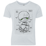 T-Shirts Heather White / YXS Marvin's Plan Youth Triblend T-Shirt