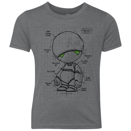 T-Shirts Premium Heather / YXS Marvin's Plan Youth Triblend T-Shirt