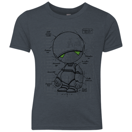 T-Shirts Vintage Navy / YXS Marvin's Plan Youth Triblend T-Shirt