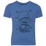 T-Shirts Vintage Royal / YXS Marvin's Plan Youth Triblend T-Shirt