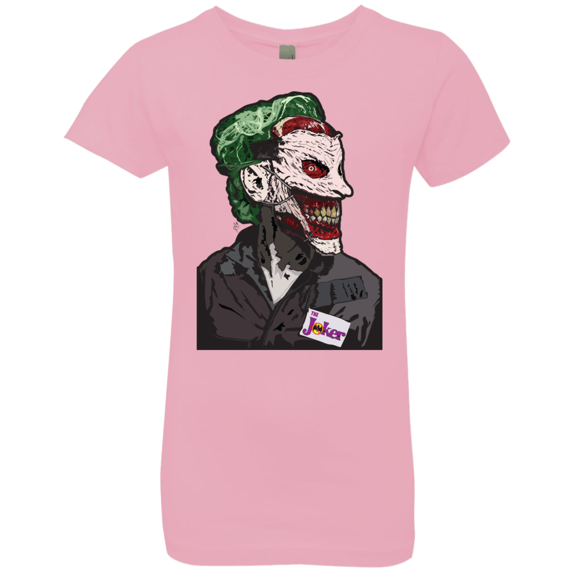 T-Shirts Light Pink / YXS Masked Joker Girls Premium T-Shirt