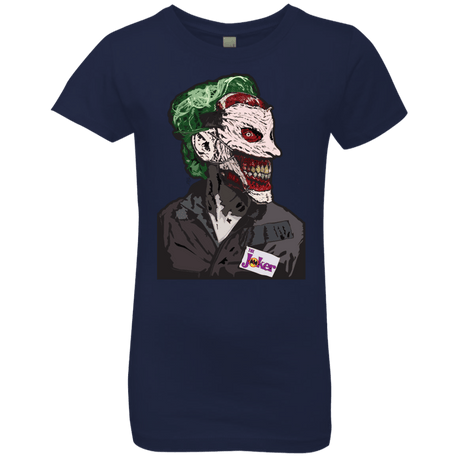 T-Shirts Midnight Navy / YXS Masked Joker Girls Premium T-Shirt