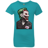 T-Shirts Tahiti Blue / YXS Masked Joker Girls Premium T-Shirt
