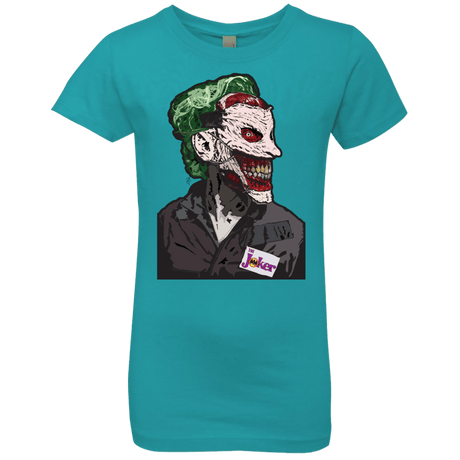 T-Shirts Tahiti Blue / YXS Masked Joker Girls Premium T-Shirt