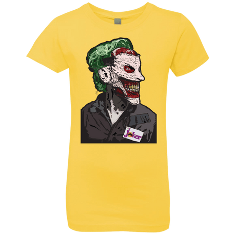 T-Shirts Vibrant Yellow / YXS Masked Joker Girls Premium T-Shirt
